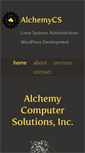 Mobile Screenshot of alchemycs.com