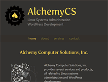 Tablet Screenshot of alchemycs.com